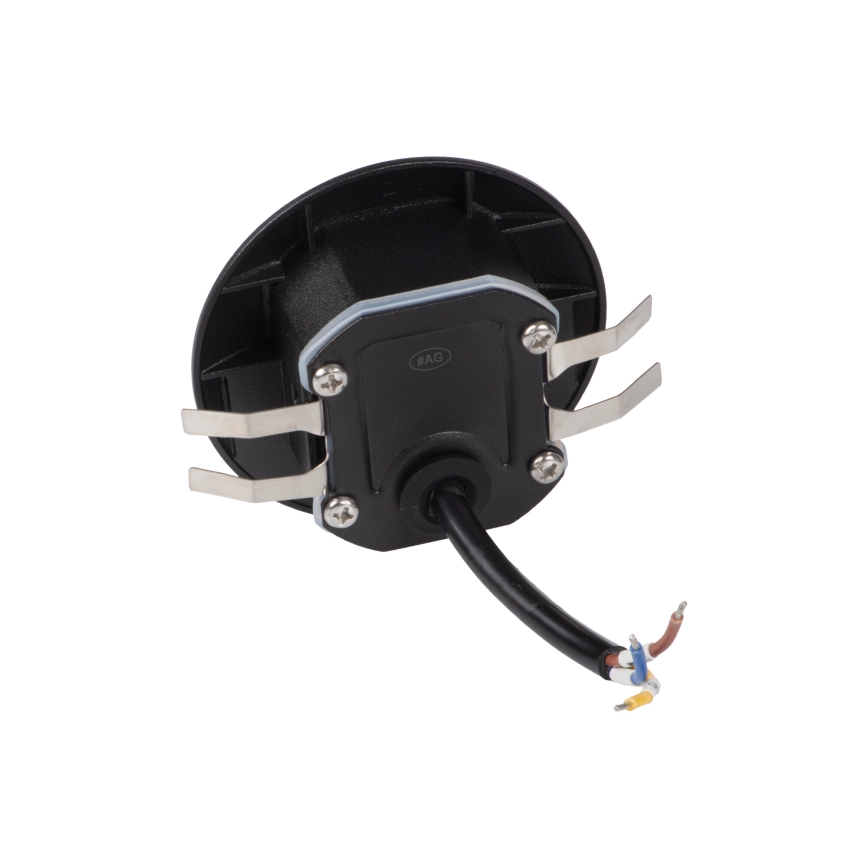 LED Treppenleuchte mit Bewegungs- und Dämmerungssensor EXIN LED/2,5W/230V 4000K IP65 schwarz rund