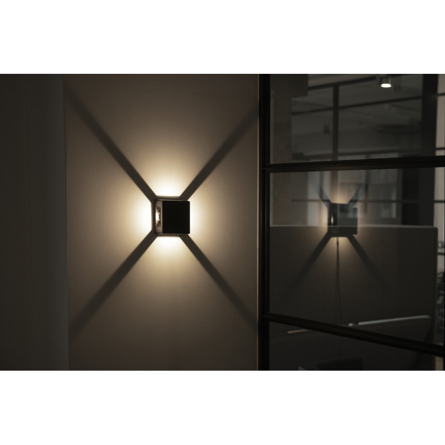 LED-Außenwandleuchte REFAZI LED/6W/230V IP54 Anthrazit