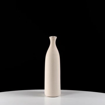 Keramikvase 25 cm weiß