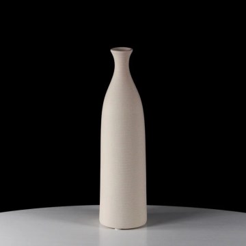 Keramikvase 33 cm, weiß