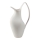 Keramikvase 33x17x19 cm, weiß