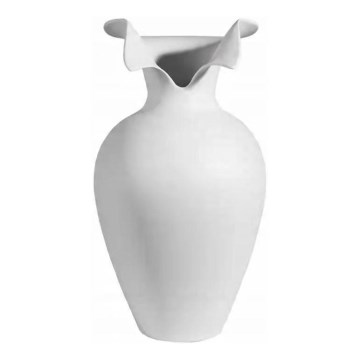 Keramikvase 41,5x23 cm weiß