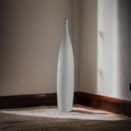Keramikvase 70 cm weiß