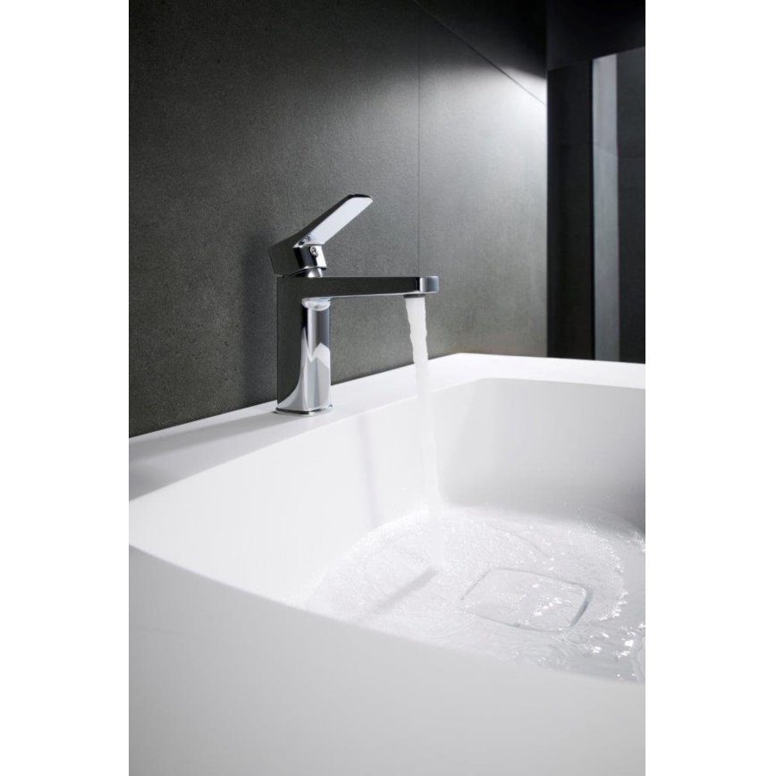 KFA Armatura 4522-815-00 - Waschtischarmatur + Ablaufgarnitur MALAGA 15,9 cm glänzender Chrom