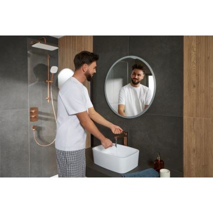 KFA Armatura 4522-815-34 - Waschtischarmatur + Ablaufgarnitur MALAGA 15,9 cm Roségold