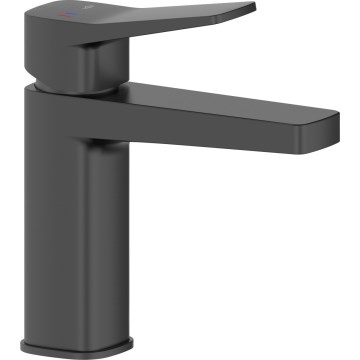 KFA Armatura 4522-825-81 - Waschtischarmatur + Ablaufgarnitur MALAGA 17 cm schwarz