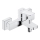 KFA Armatura 4524-010-00 - Badewannenarmatur MALAGA, glänzender Chrom