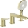 KFA Armatura 4525-210-31 - MALAGA 3-Loch-Wannenarmatur, gebürstetes Gold