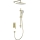KFA Armatura 4529-301-31 - Duschgarnitur mit Unterputz-Armatur MALAGA gebürstetes Gold