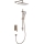 KFA Armatura 4529-301-34 - Duschset mit Unterputz-Armatur MALAGA Roségold