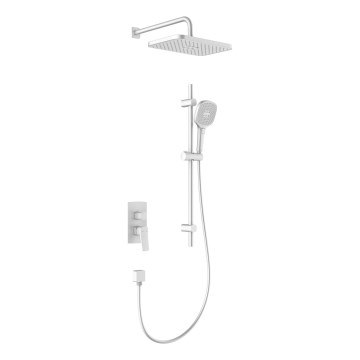 KFA Armatura 4529-301-44 - Duschset mit Unterputzarmatur MALAGA weiß