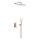 KFA Armatura 4529-501-34 - Duschset mit Unterputz‑Mischbatterie MALAGA Roségold