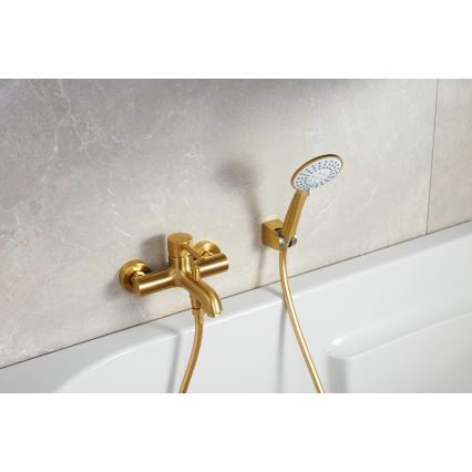 KFA Armatura 5034-010-31 - Badewannenarmatur MOZA gebürstetes Gold