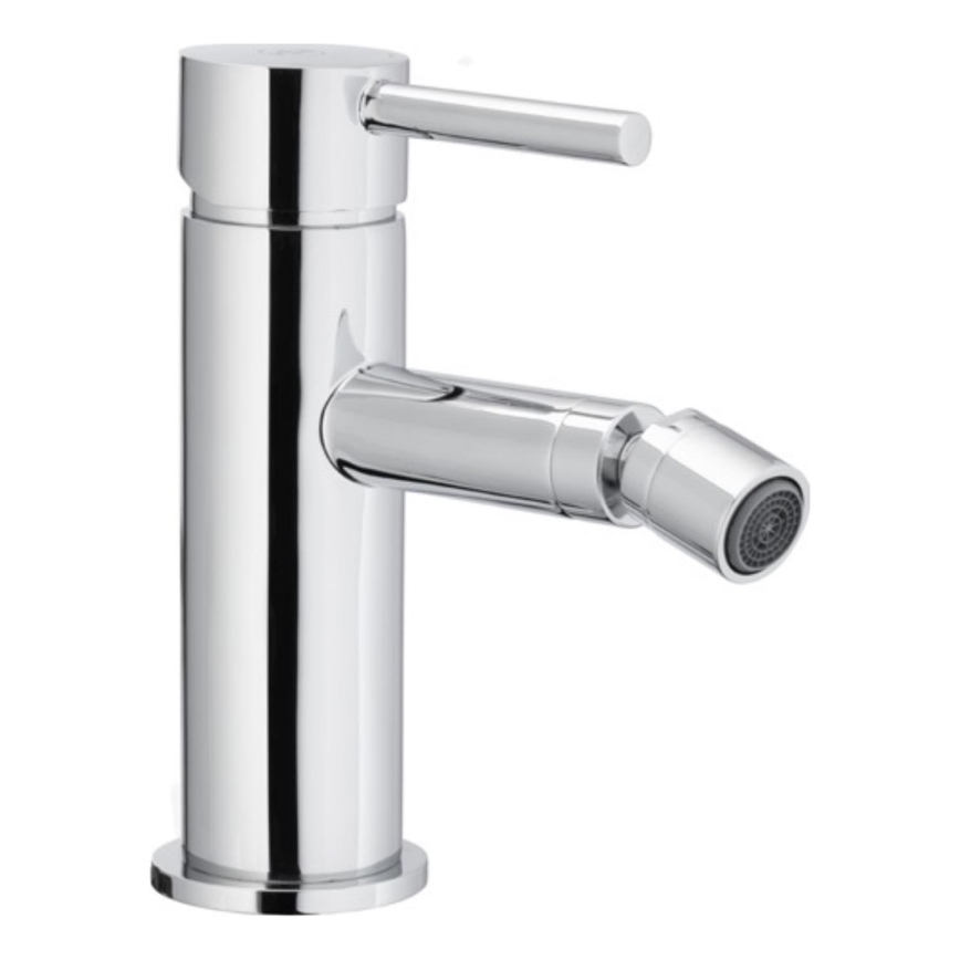 KFA Armatura 5037-015-00 - Bidetarmatur mit Ablaufventil und Überlauf MOZA glänzender Chrom
