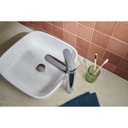 KFA Armatura 5552-712-00 - Waschtischarmatur mit Ablaufventil und Überlauf OTAVA 30,2 cm Hochglanzchrom