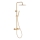 KFA Armatura 5736-920-31 - Duschset mit Thermostatarmatur MOZA in gebürstetem Gold