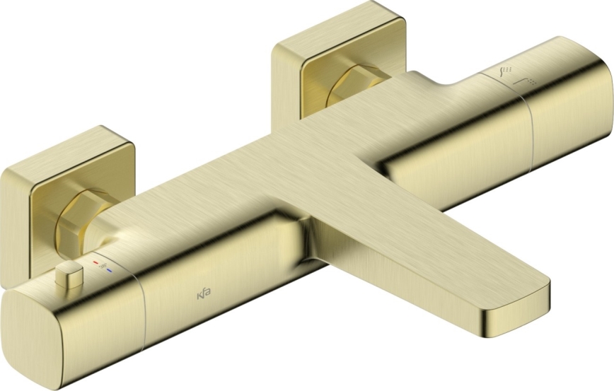 KFA Armatura 5754-010-31 - Thermostatische Badewannenarmatur MALAGA, gebürstetes Gold