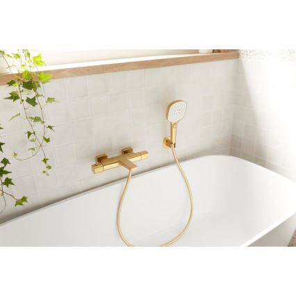 KFA Armatura 5754-010-31 - Thermostatische Badewannenarmatur MALAGA, gebürstetes Gold