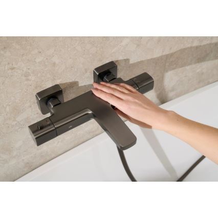 KFA Armatura 5754-010-61 - Thermostatische Wannenarmatur MALAGA, Metallicgrau