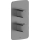 KFA Armatura 5759-001-61 - Thermostat-Duscharmatur zur Unterputzmontage MALAGA, metallicgrau