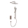 KFA Armatura 5759-301-34 - Duschgarnitur mit thermostatischer Unterputz-Armatur MALAGA Roségold