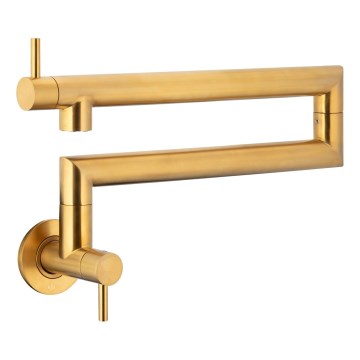 KFA Armatura 6623-030-31 - Küchenarmatur mit Gelenk DUERO POT FILLER Edelstahl/gebürstetes Gold