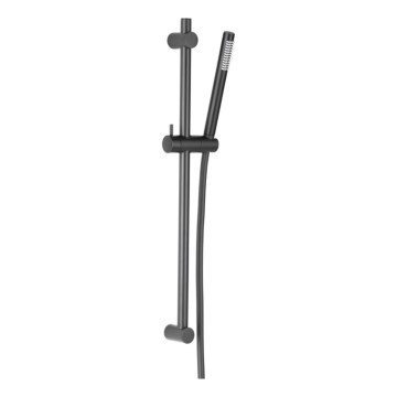 KFA Armatura 841-363-81 - Duschset MOZA Edelstahl/matt Schwarz