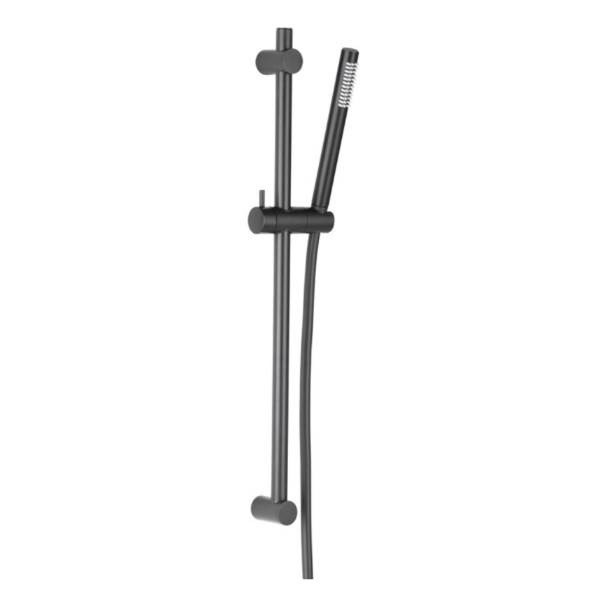 KFA Armatura 841-363-81 - Duschset MOZA Edelstahl/matt Schwarz