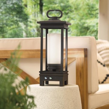 Kichler - Aufladbare LED-Outdoor-Tischleuchte mit Lautsprecher SOUTH HOPE LED/3W/230V 8800 mAh IP44