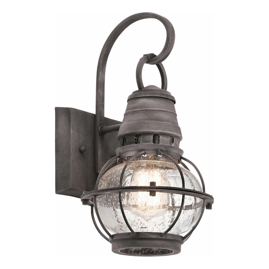 Kichler - Außenwandleuchte BRIDGE POINT 1xE27/60W/230V IP44 bronzefarben