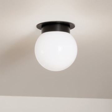 Kichler - Deckenleuchte ALBERS 1xE27/40W/230V Ø 20,3 cm schwarz