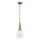 Kichler - Deckenleuchte an Stange DEELA 1xE27/60W/230V d 17,8 cm Messing