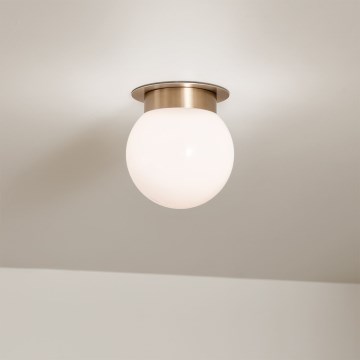 Kichler KL-ALBERS-F-G-CPZ-Deckenleuchte ALBERS 1xE27/40W/230V Ø20,3 cm goldfarben