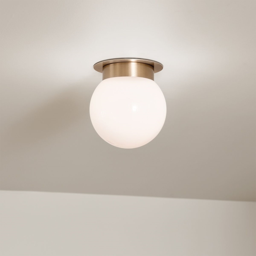 Kichler KL-ALBERS-F-G-CPZ-Deckenleuchte ALBERS 1xE27/40W/230V Ø20,3 cm goldfarben