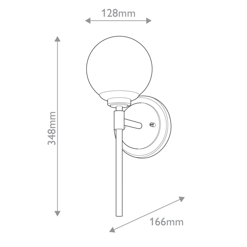 Kichler - LED-Badezimmer-Wandleuchte BENNO 2x G9/3W/230V goldfarben IP44