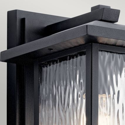 Kichler - Außenwandleuchte CAPPANNA M 1xE27/60W/230V IP44 schwarz