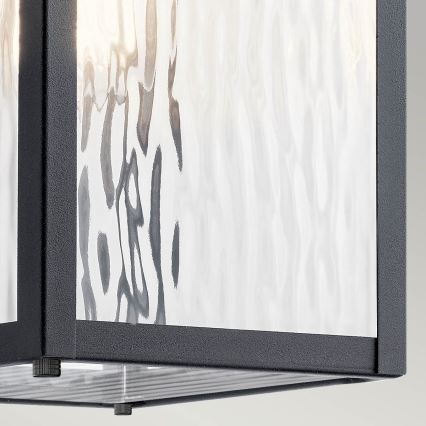 Kichler - Außenwandleuchte CAPPANNA M 1xE27/60W/230V IP44 schwarz