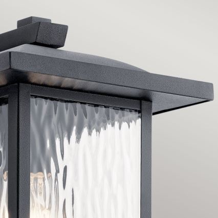 Kichler - Außenwandleuchte CAPPANNA M 1xE27/60W/230V IP44 schwarz