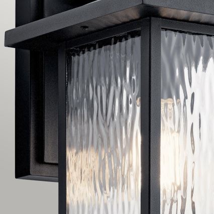 Kichler - Außenwandleuchte CAPPANNA M 1xE27/60W/230V IP44 schwarz