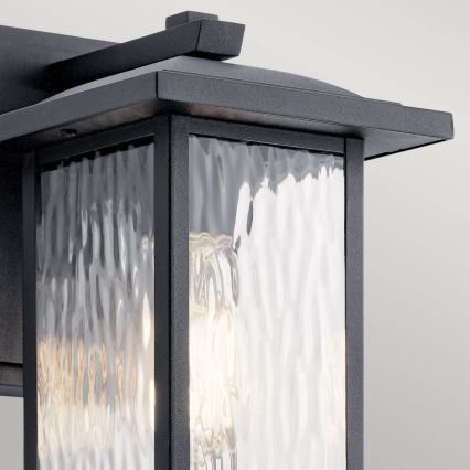 Kichler - Außenwandleuchte CAPPANNA S 1xE27/60W/230V IP44 schwarz