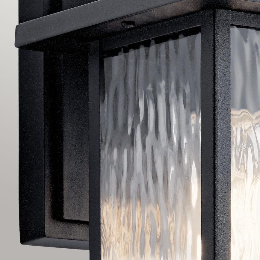 Kichler - Außenwandleuchte CAPPANNA S 1xE27/60W/230V IP44 schwarz