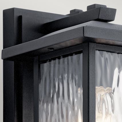Kichler - Außenwandleuchte CAPPANNA S 1xE27/60W/230V IP44 schwarz