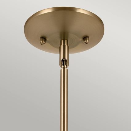 Kichler - Deckenleuchte an Stange DEELA 1xE27/60W/230V d 17,8 cm Messing