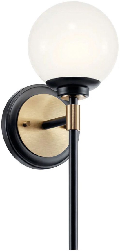 Kichler - LED-Badezimmer-Wandleuchte BENNO 2x G9/3W/230V goldfarben IP44