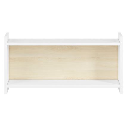 Kinder-Wandregal BUBO 35x72 cm Weiß/Hellbuche