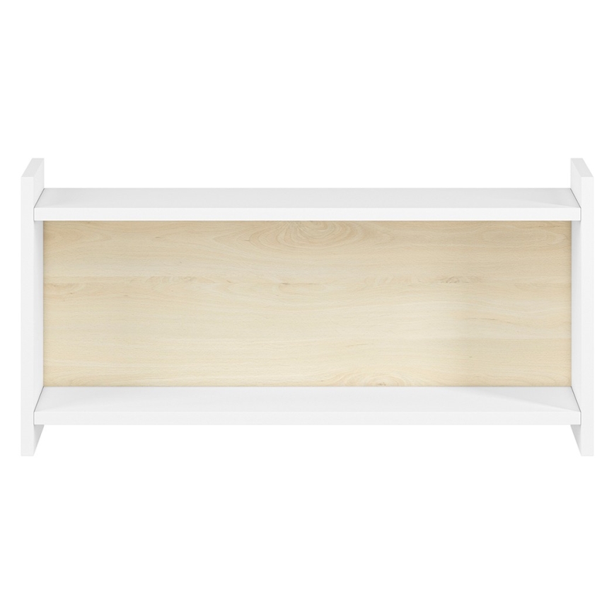 Kinder-Wandregal BUBO 35x72 cm Weiß/Hellbuche