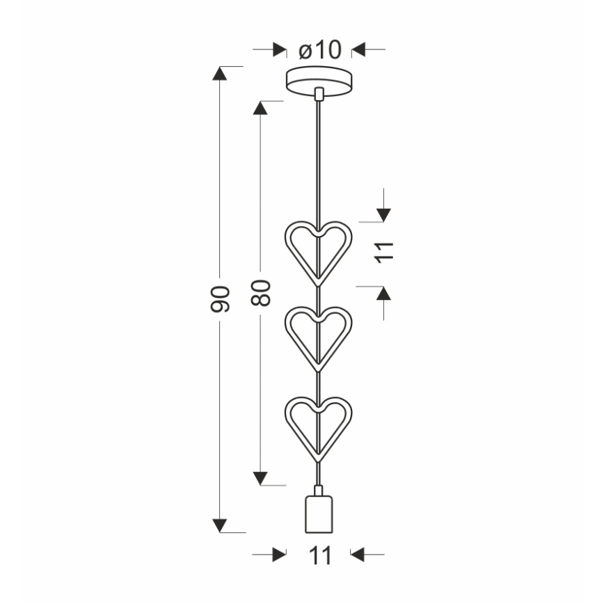 Kinderhängerleuchte HETS 1xE27/20W/230V blau/weiß