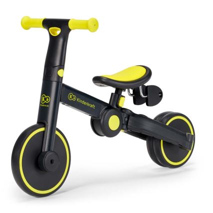 KINDERKRAFT - Kinderlaufrad 3in1 4TRIKE gelb/schwarz