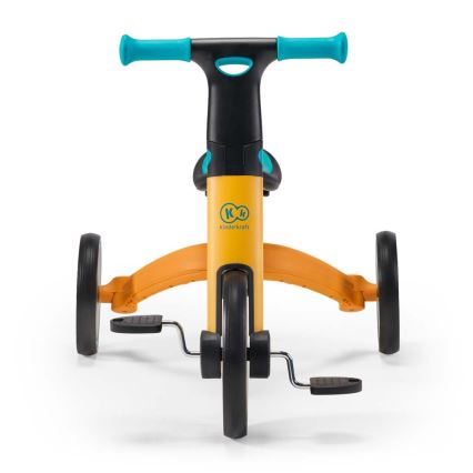 KINDERKRAFT - Kinderlaufrad 3in1 4TRIKE Gelb/Türkis
