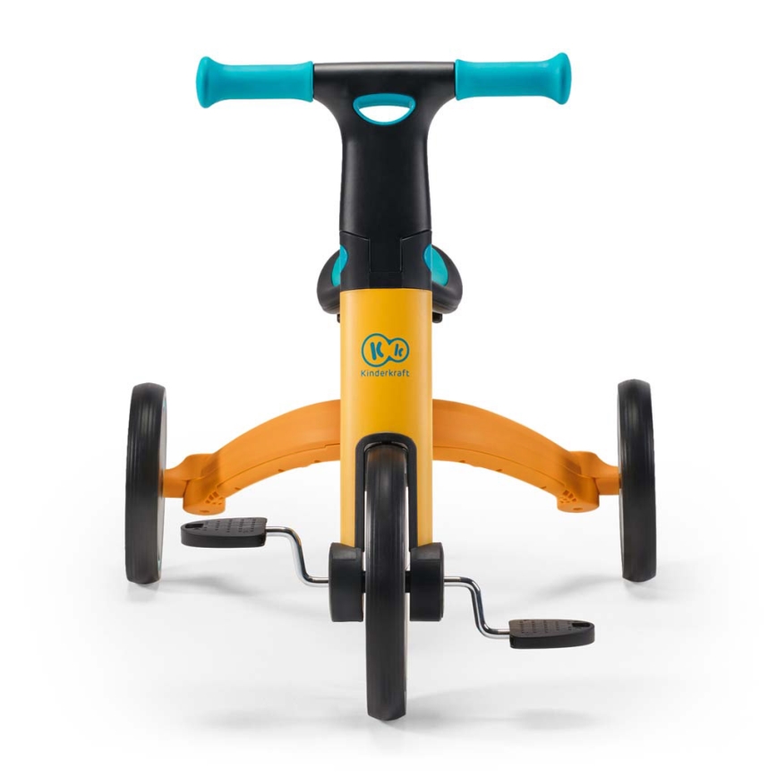 KINDERKRAFT - Kinderlaufrad 3in1 4TRIKE Gelb/Türkis